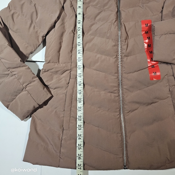 NWT 32° Degree Heat Cognac Puffer Size M - Picture 4 of 13